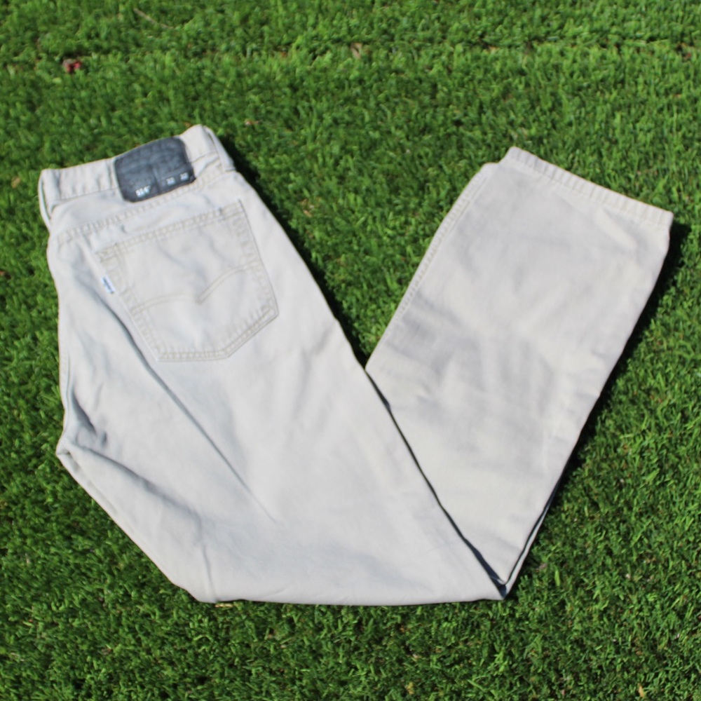 levi's beige 514 men's jeans 32x32
